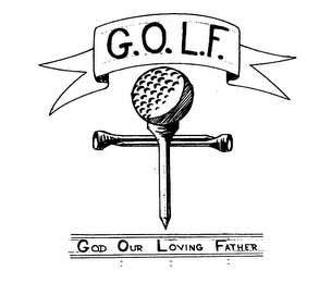 G.O.L.F. GOD OUR LOVING FATHER logo