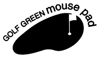 GOLF GREEN MOUSE PAD logo