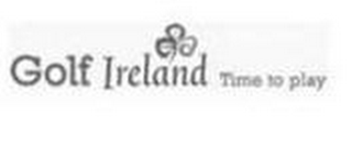 GOLF IRELAND TIME TO PLAY logo