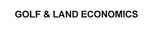GOLF & LAND ECONOMICS logo