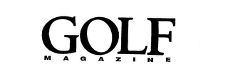 GOLF MAGAZINE logo
