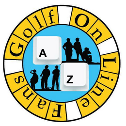 GOLF ON LINE FANS A Z logo