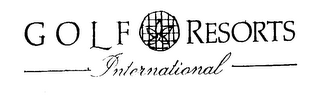 GOLF RESORTS INTERNATIONAL logo