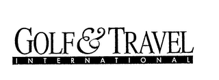 GOLF & TRAVEL INTERNATIONAL logo