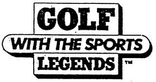 GOLF WITH THE SPORTS LEGENDS logo