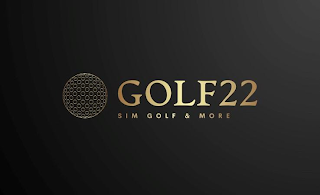 GOLF22 SIM GOLF & MORE logo