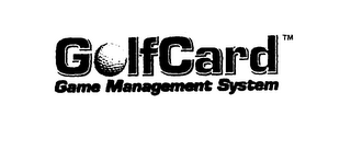 GOLFCARD GAME MANAGEMENT SYSTEM logo
