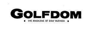 GOLFDOM THE MAGAZINE OF GOLF BUSINESS logo