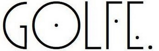 GOLFE. logo