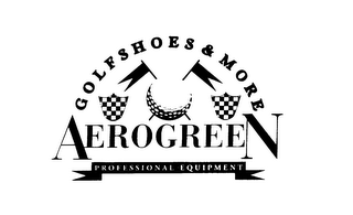 GOLFSHOES & MORE AEROGREEN PROFESSIONAL EQUIPMENT logo