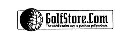 GOLFSTORE.COM THE WORLD'S EASIEST WAY TO PURCHASE GOLF PRODUCTS. logo