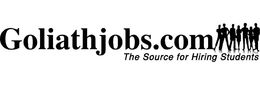 GOLIATHJOBS.COM THE SOURCE FOR HIRING STUDENTS logo