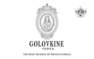 GOLOVKINE VODKA THE MOST RUSSIAN OF FRENCH VODKAS logo