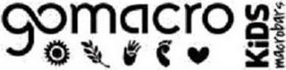 GOMACRO KIDS MACROBARS logo