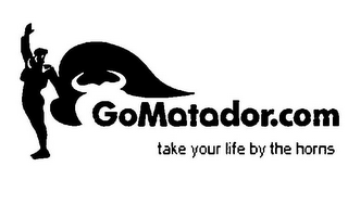 GOMATADOR.COM TAKE YOUR LIFE BY THE HORNS logo