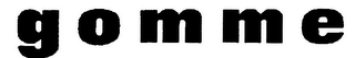 GOMME logo