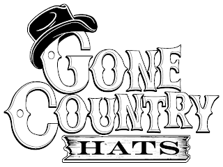 GONE COUNTRY HATS logo