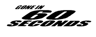 GONE IN 60 SECONDS logo