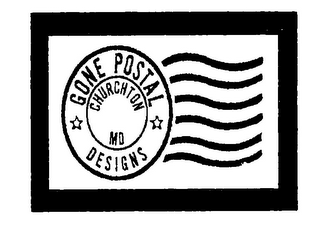 GONE POSTAL DESIGNS CHURCHTON MD logo