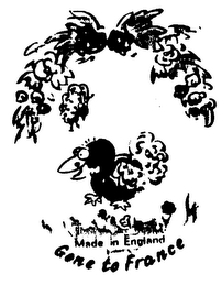 GONE TO FRANCE MADE IN ENGLAND logo