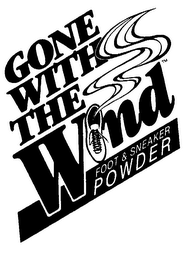 GONE WITH THE WIND FOOT & SNEAKER POWDER logo