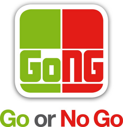 GONG GO OR NO GO logo