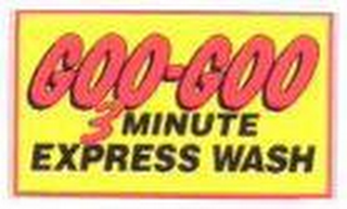 GOO-GOO 3 MINUTE EXPRESS WASH logo