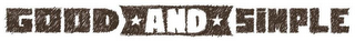 GOOD AND SIMPLE logo