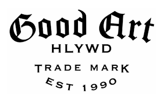 GOOD ART HLYWD TRADE MARK EST 1990 logo