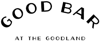 GOOD BAR AT THE GOODLAND logo