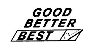 GOOD BETTER BEST logo