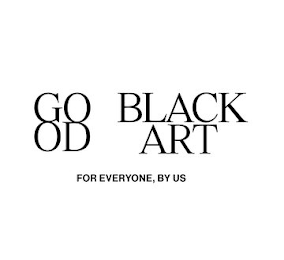 GOOD BLACK ART FOR EVERYONE, BY US logo