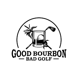GOOD BOURBON BAD GOLF logo
