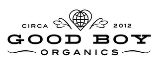 GOOD BOY ORGANICS CIRCA 2012 logo