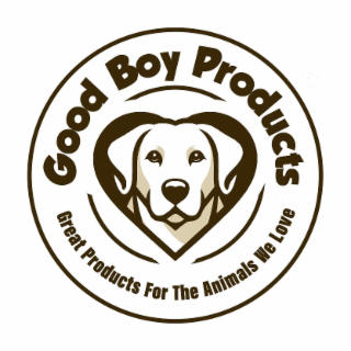 GOOD BOY PRODUCTS GREAT PRODUCTS FOR THE ANIMALS WE LOVE logo
