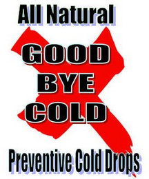 GOOD BYE COLD logo