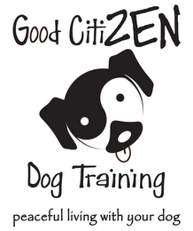 GOOD CITIZEN DOG TRAINING PEACEFUL LIVING WITH YOUR DOG logo
