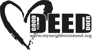 GOOD DEED DOER WWW.MYNEIGHBORINNEED.ORG logo