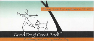GOOD DOG! GREAT BOD ! CONDITIONING AND CONNECTING YOU & YOUR DOG logo