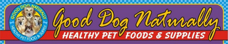 GOOD DOG NATURALLY HEALTHY PET FOODS & SUPPLIES logo