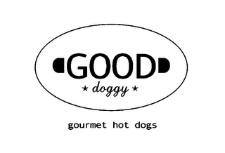 GOOD DOGGY GOURMET HOT DOGS logo