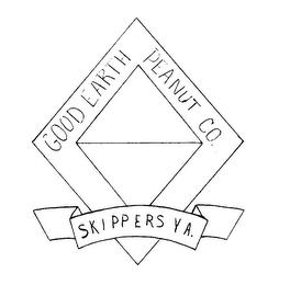 GOOD EARTH PEANUT CO. SKIPPERS VA. logo