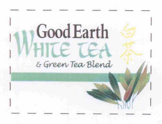 GOOD EARTH WHITE TEA & GREEN TEA BLEND logo