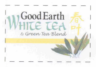 GOOD EARTH WHITE TEA & GREEN TEA BLEND logo