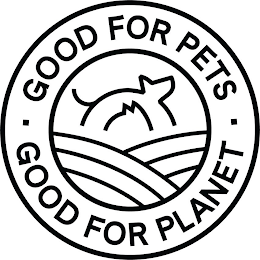 GOOD FOR PETS GOOD FOR PLANET logo
