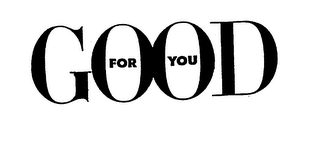 GOOD FOR YOU logo