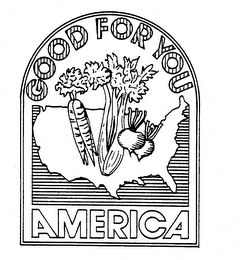 GOOD FOR YOU AMERICA logo