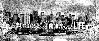 GOOD FRIENDS GOOD FOOD REAL LIFE logo