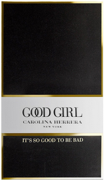 GOOD GIRL CAROLINA HERRERA NEW YORK IT'S SO GOOD TO BE BAD logo