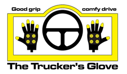 GOOD GRIP COMFY DRIVE THE TRUCKER'S GLOVE logo